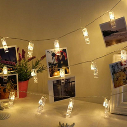 Foto-Clip Lichterkette, 6 Meter