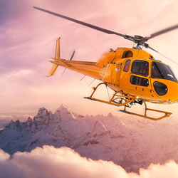 Eiger, Mönch & Jungfrau, Helikopterflug ca. 15 Minuten für 2 Personen