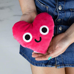Herz Wärmekissen, flauschig