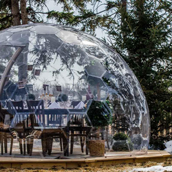 Fondue dans un igloo, à Crans-Montana pour 2 personnes