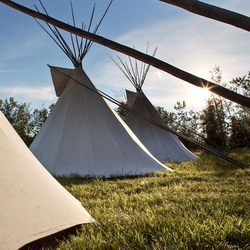 Nuit en tipi & fondue, petit-déjeuner compris pour 2 personnes