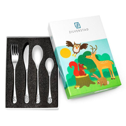 Kinderbesteck mit Gravur, Waldtiere