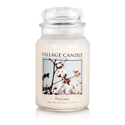 Duftkerze Pure Linen, Village Candle - 737 g