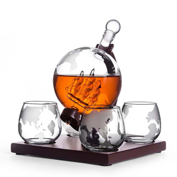 Set de dégustation Carafe globe, Avec 4 verres