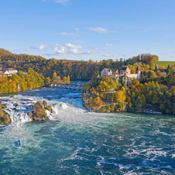 Hélicoptère sur les chutes du Rhin, 50 minutes de vol pour 1 personne
