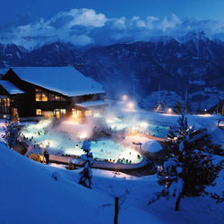 Wellness & fondue à Ovronnaz, 1 nuit en studio nord des Bains d'Ovronnaz pour 2 personnes