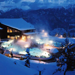 Wellness & fondue à Ovronnaz, 1 nuit en studio nord des Bains d'Ovronnaz pour 2 personnes