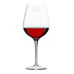 Rotweinglas, mit Gravur - 58cl