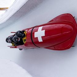 Exklusive Gästebobfahrt,  auf dem Olympia Bob Run St. Moritz – Celerina