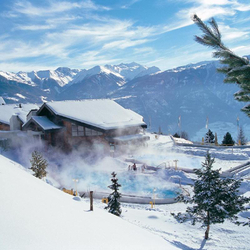 Séjour aux Bains d'Ovronnaz, 1 nuit romantique en studio nord avec accès au spa & parking