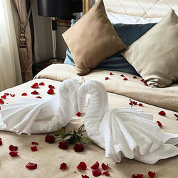 Romantik Deluxe Suite, 1 Nacht inkl. Frühstück, Dinner, Prosecco & Deko im Zimmer