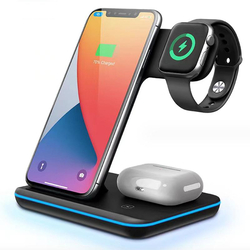 Station de charge 3 en 1, sans fil