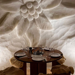 Fondue dans un igloo, Fondue au fromage à volonté pour 1 personne