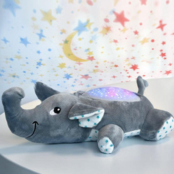 Projecteur d'étoiles éléphant, avec 13 chansons