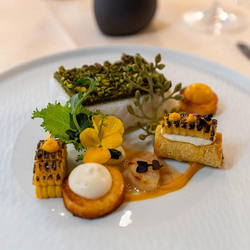 4-Gang-Gourmetmenü , im 12 Gault-Millau Restaurant am Bodensee für 2 Personen