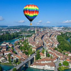 Bern Ballonfahrt in grosser Höhe , 2h Fahrt in der Region Bern für 2 Personen