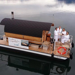 Saunaboot, auf dem Zürich-/ und Zugersee für 1 - 6 Personen | Deluxe