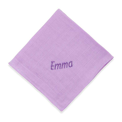 Patte pour bébé, avec prénom - lila
