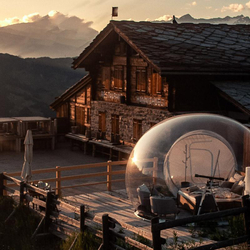 Nuit en Bubble-Suite, Séjour au Hannighüsli avec panorama sur les montagnes pour 2 personnes