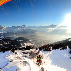 Vol en parapente biplace, à Villars-sur-Ollon avec photos et vidéos incluses, pour 1 personne