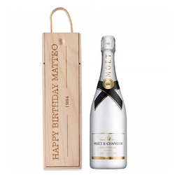 Champagnerkiste mit Gravur, Moët & Chandon Ice Impérial 75cl