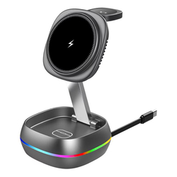 Chargeur sans fil, Gris