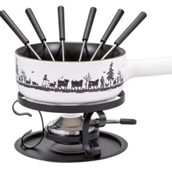 Set à fondue au fromage, Scherenschnitt