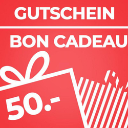 Wertgutschein CHF 50.-, Schenken leicht gemacht