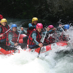 Rafting, 15 km de rivière, sur la Sarine
