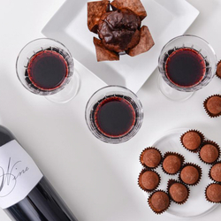 Schokolade und Wein, für 2 Personen, inkl. Degustation