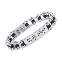 Edelstahl Armband, mit Gravur