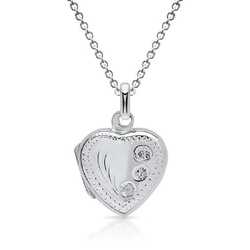 925er Medaillonkette, mit Gravur