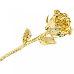 Rose en or (28 cm), Avec coffret en cuir