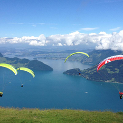 Gleitschirmfliegen, über die Innerschweizer Alpen | 15 Minuten