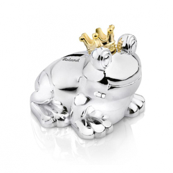 Tirelire roi-grenouille, personnalisable