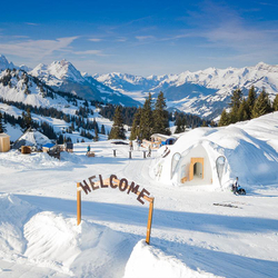 Fondue Deluxe im Iglu für 2, inkl. Apéro & Besichtigung