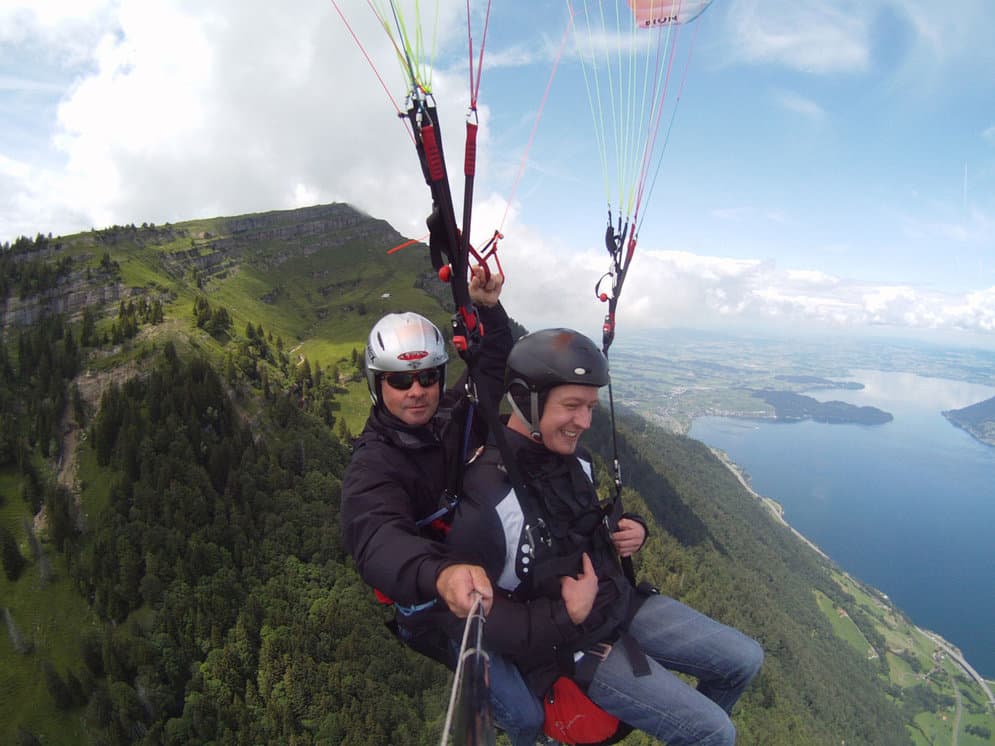 Gleitschirm Tandemflug - Schnupperflug in der Zentralschweiz 3