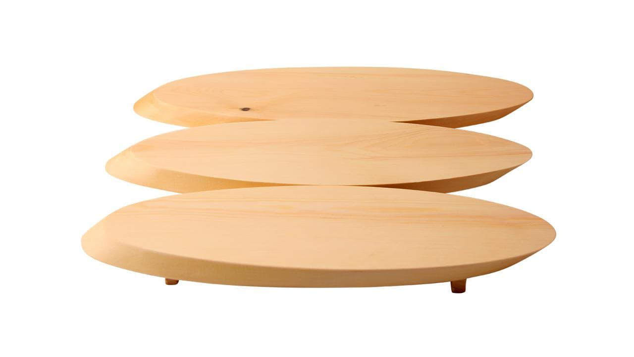 Servierbrett- Set - 3teilig, aus Holz 1