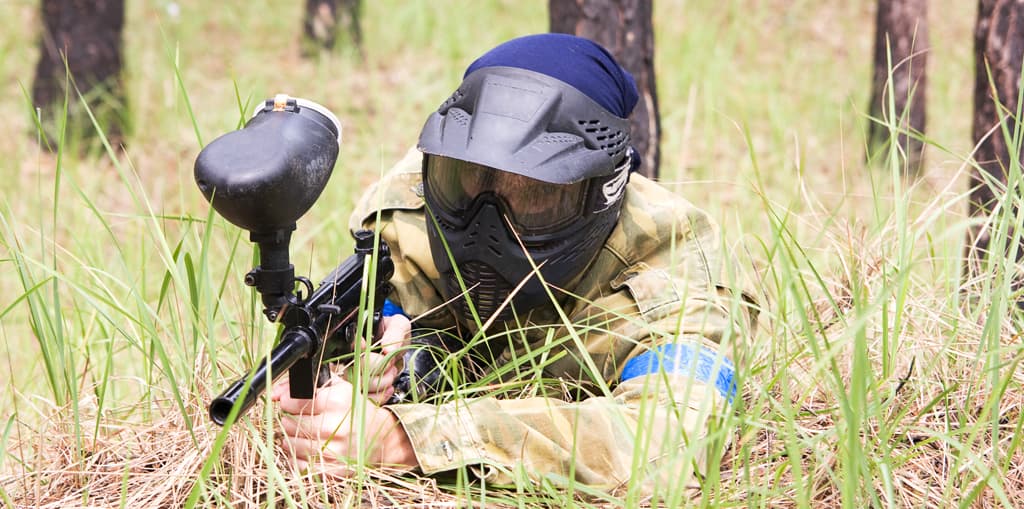 Paintball spielen, 1 Stunde Paintball spielen in Schänis