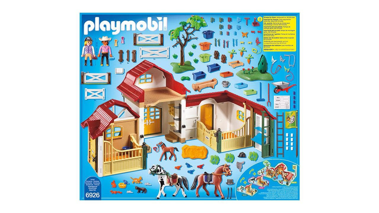 Großer Reiterhof - Playmobil® Playmobil Bauernhof Playmobil à la ferme