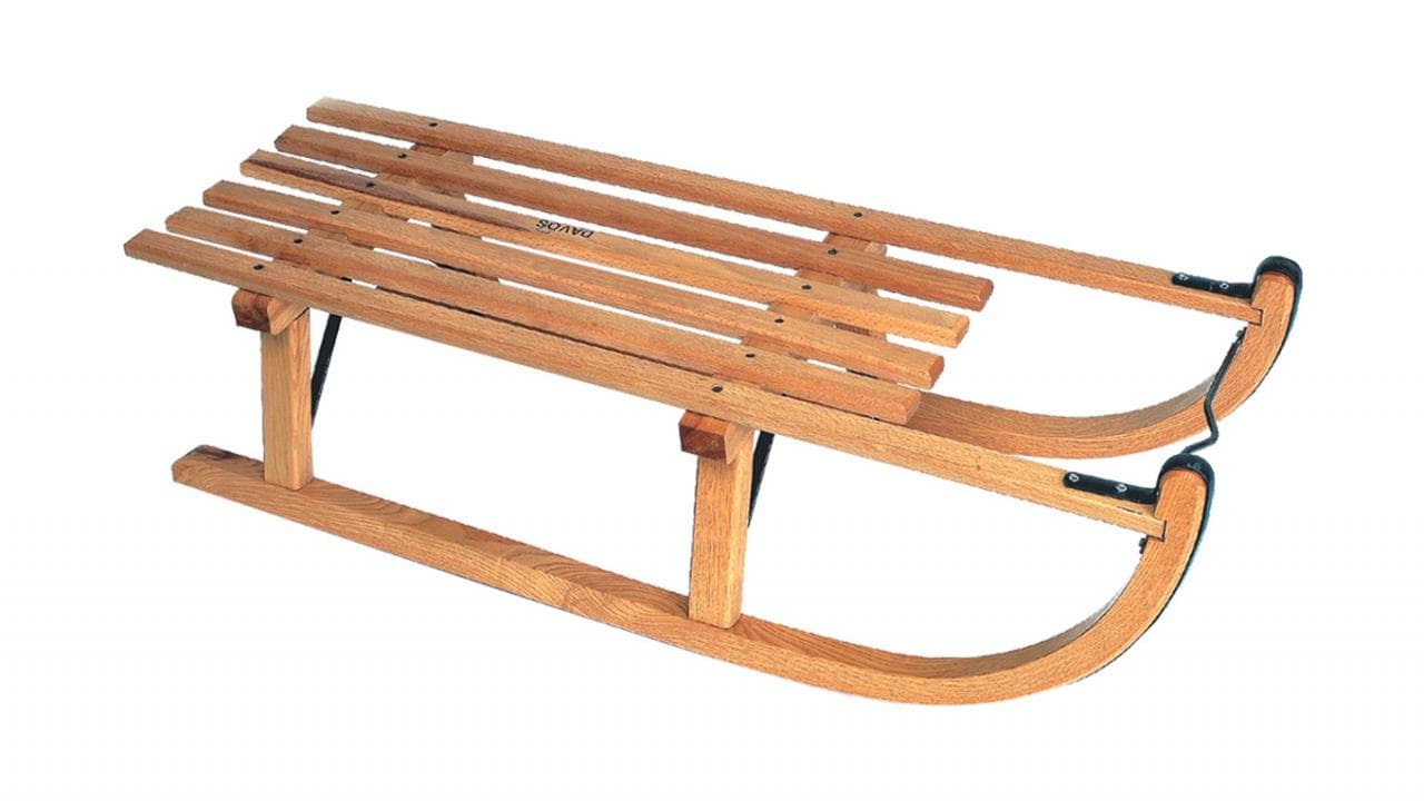 Davoser Schlitten - 90cm, bis 115kg belastbar