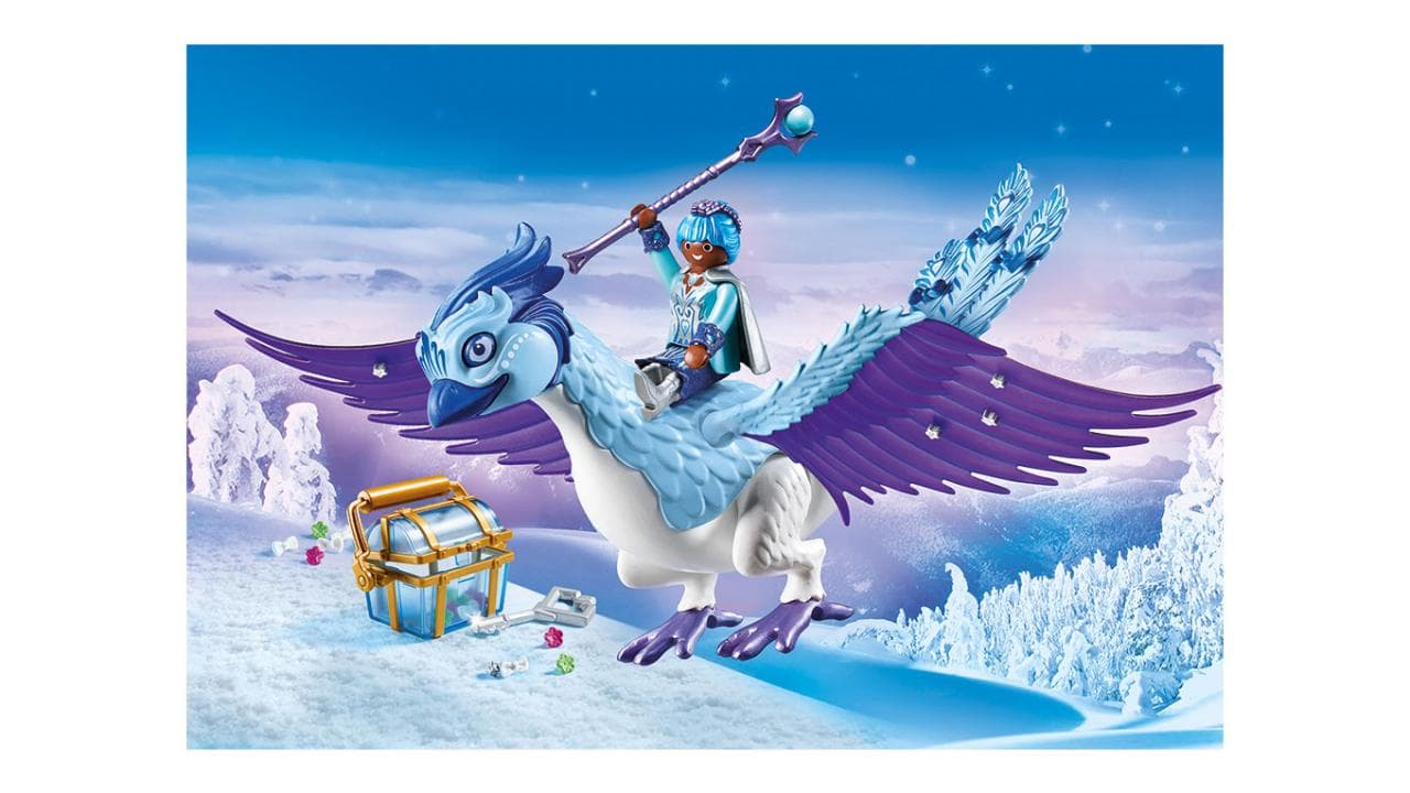 PLAYMOBIL MAGIC 9472 PHOENIX ROYALE AVEC GARDIENNE ET BOITE A BIJOUX