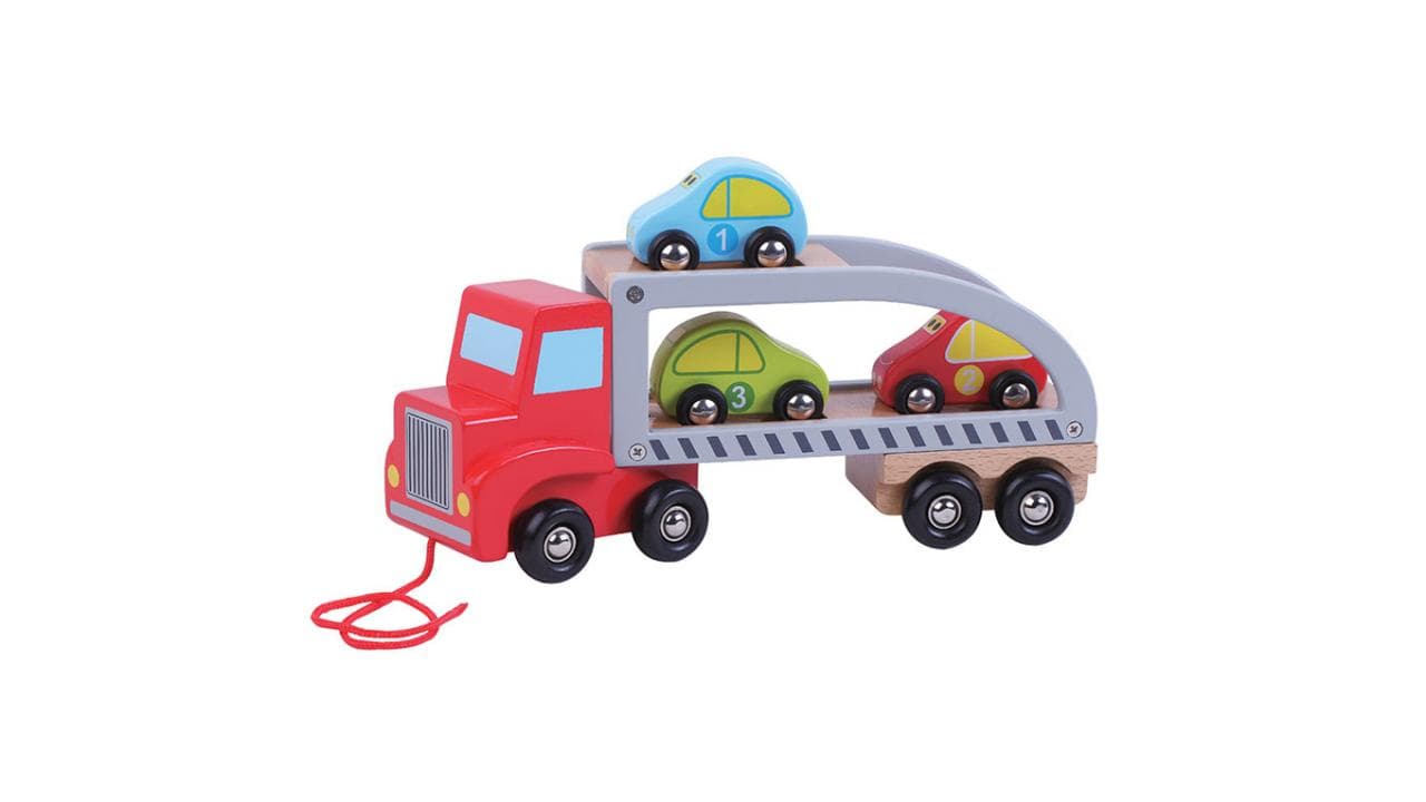 Autotransporter - aus Holz