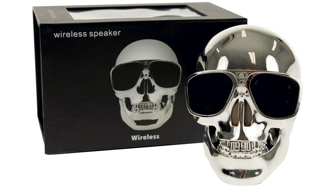 Enceinte tête de mort Bluetooth 7