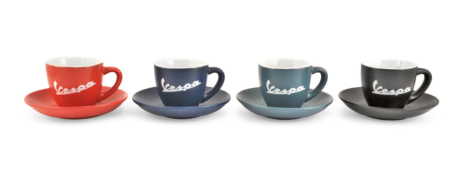 Espresso Tassen 4er Set von Vespa