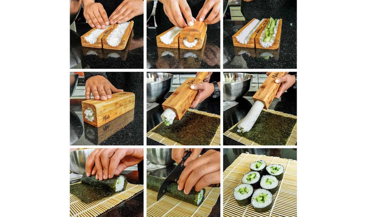 Maître Sushi Maker Maki en bambou 3