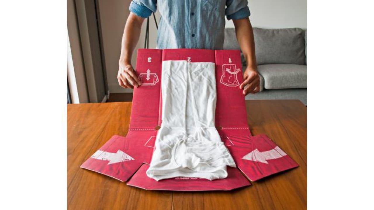 Planche à Plier Le Linge Pliable – En ABS, Pour Chemises, T-shirts, Serviettes