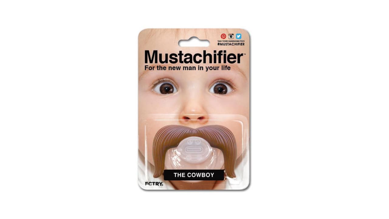Lolette Pour Bebe Avec Moustache Brune Youpikids Ch Lolette Pour Bebe Avec Moustache Brune Youpikids Ch