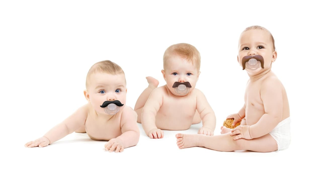 Lolette Pour Bebe Moustache Gentleman Youpikids Ch