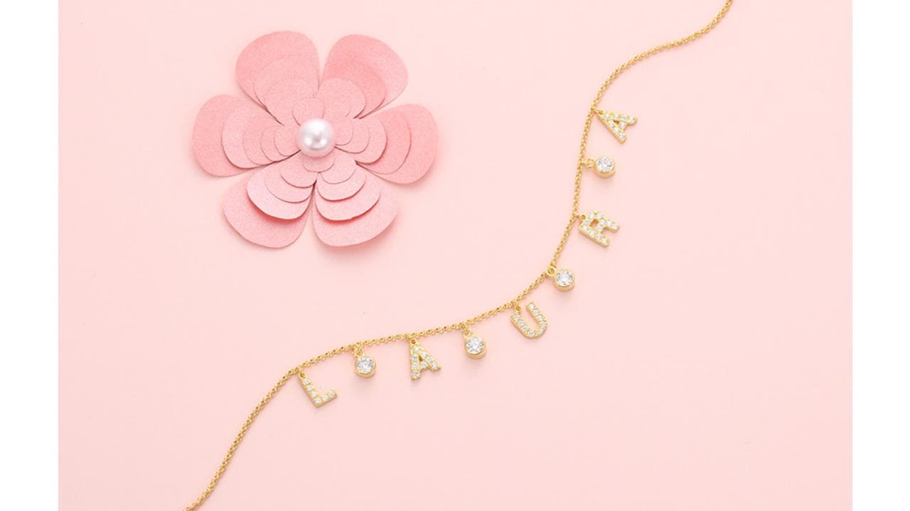 Choker Namenskette Luxury Gold - Name frei wählbar 1